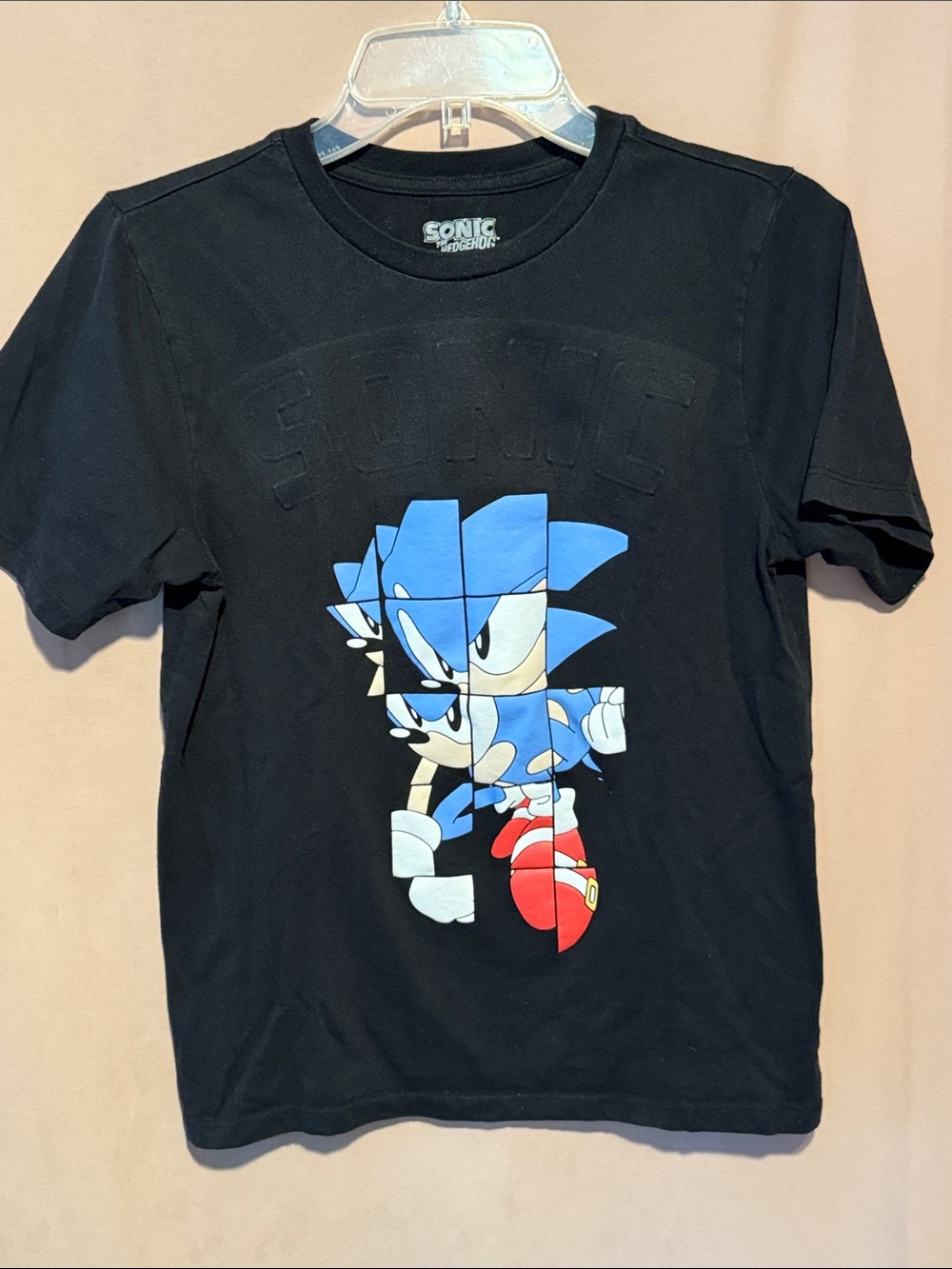 Sonic the Hedgehog Black Graphic Kids T-Shirt